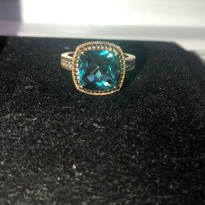 Sterling Silver Yellow-Toned Ring